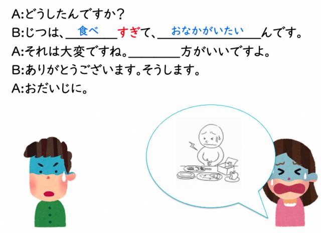 日本語文型：すぎる 会話練習スライド